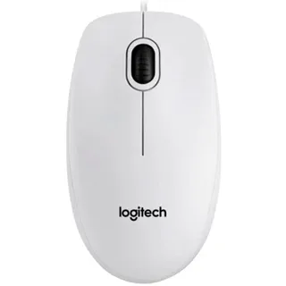 Logitech Corded Mouse B100 White