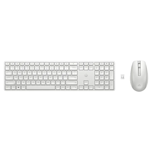 HP 650 WLS KB/MSE Combo White