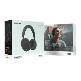 Green Lion Sunstone Headphone Green & Black