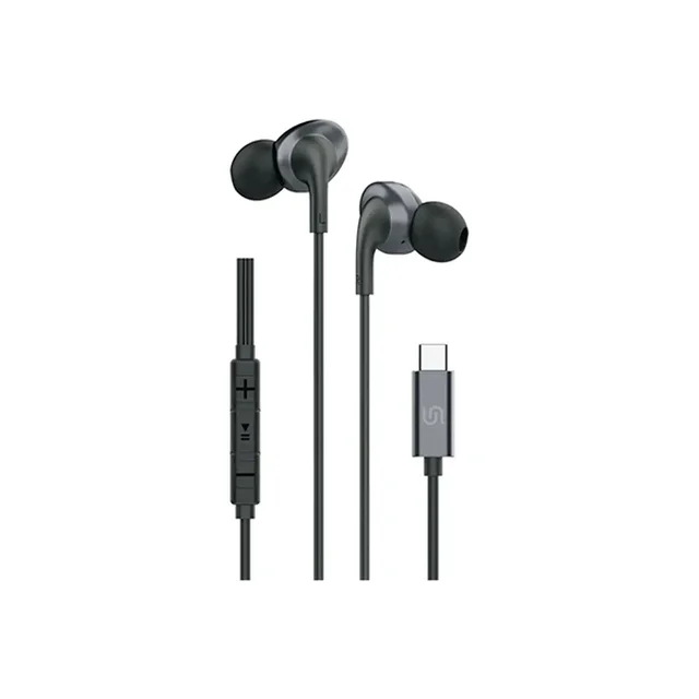 Porodo Soundtec Stereo Earphones PD-STWLEP042-BK Black