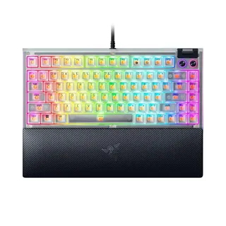 Razer BlackWidow V4 75 RGB Mechanical Tactile Switch GEN-3 Phantom White