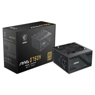 MSI PAG G750N 750W Gaming Series PSU Gold
