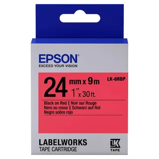 Epson LK-6RBP Pastel Black/Red