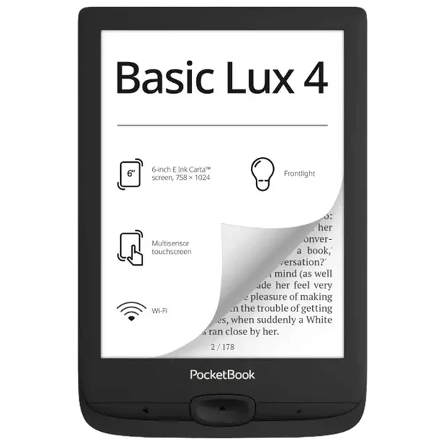 Pocketbook 618 Basic Lux 4 Black