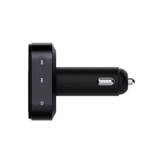 Porodo Bluetooth FM Transmitter with Voice Command Black