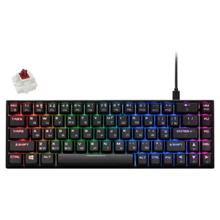 2E KG380 RGB 68 Key Gateron Brown Switch WL Black