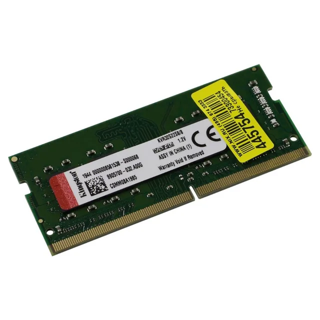 Kingston 8GB 1Rx8 1G x 64-Bit PC4-3200 CL22 260-Pin SODIMM (KVR32S22S8/8)