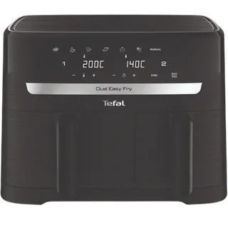 Tefal EY901N10 DUAL EASY FRY ESSENTIAL Black
