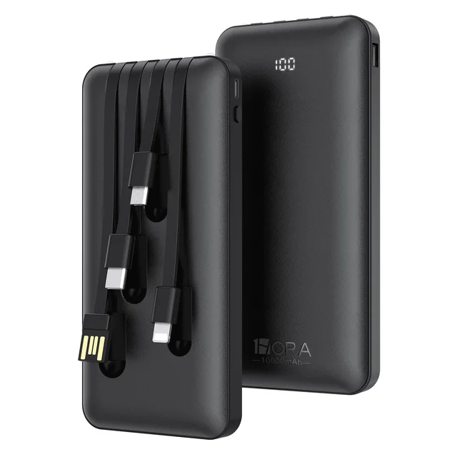 1Hora Power Bank 10000mAh Black