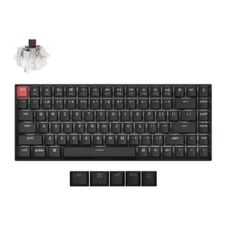 K2 Version 3 White Backlight Brown Switch White, Brown