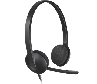 Logitech Corded USB Headset H340 Black