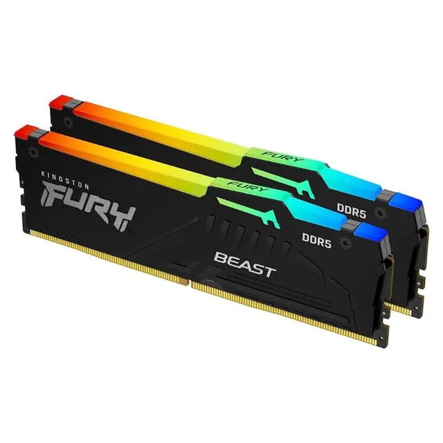 Kingston BEAT BLK RGB K/2 Black