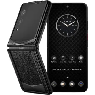 Vertu Quantum Flip Calfskin 1TB Jade Black