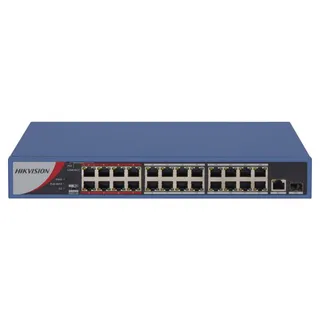 Hikvision 24 Port Fast Ethernet Unmanaged POE Switch