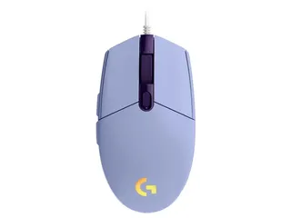 Logitech G203 LIGHTSYNC Corded Gaming Mouse Lilac