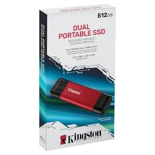 Dual USB-A/C Portable SSD 512GB (SPSD/512GB)