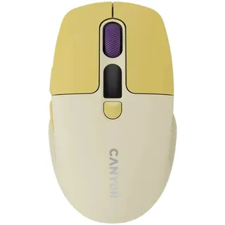 Mouse Canyon MW-26 LCD Silent Dual Mode Wireless Yellow