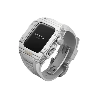 Vertu Watch H1 White With Gold And White Rubber
