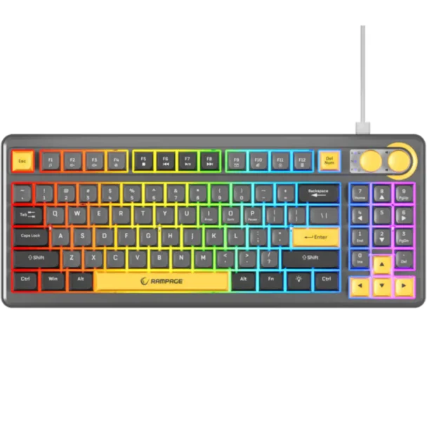 Rampage Cyclone Gray, Black, Yellow