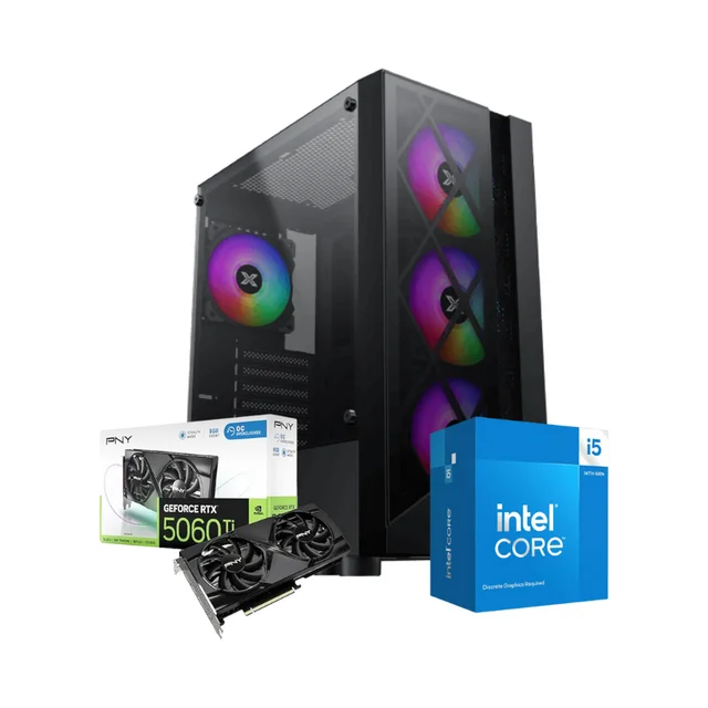 Dukeforce intel core i5 14400F, RTX 5060TI 8GB