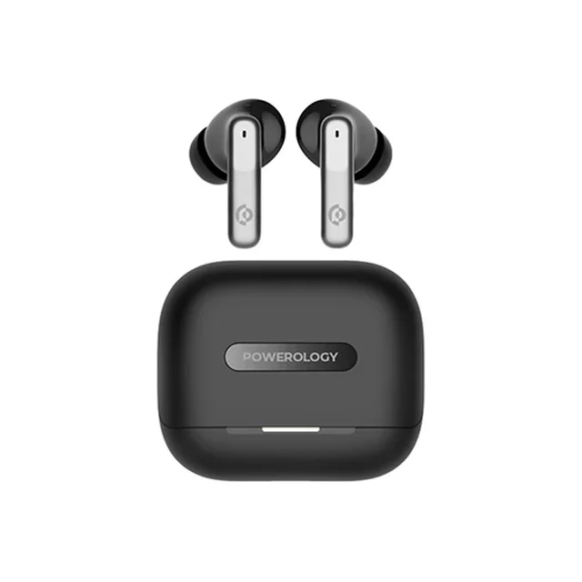 Powerology Hybrid ANC ENC True Wireless Buds Black