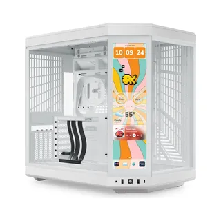 HYTE Y70 Touch Infinite ATX Dual Chamber Mid-Tower Snow White