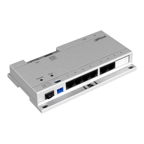 Dahua 6-Port PoE Switch +Adapter IP sistemlər üçün Dahua DH-VTNS1060A-A