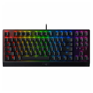 Razer Widow V3 TKL 87key, Green Switch, USB-A, EN/RU, RGB, Black