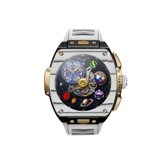 Vertu Grand Watch S1 Gold, Black And White
