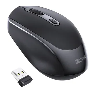 1Hora RAT001 Wireless Mouse 2.4G Black