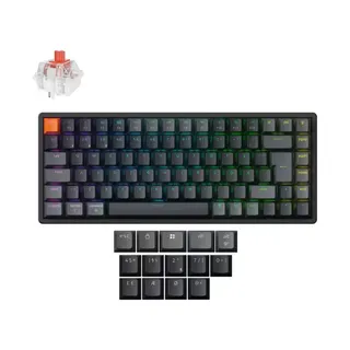 K2 Version 3 Swappable RGB Backlight Switch Red