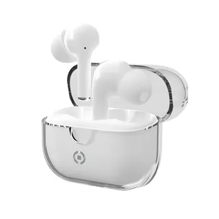 Celly True Wireless Earphones CLEARWH White