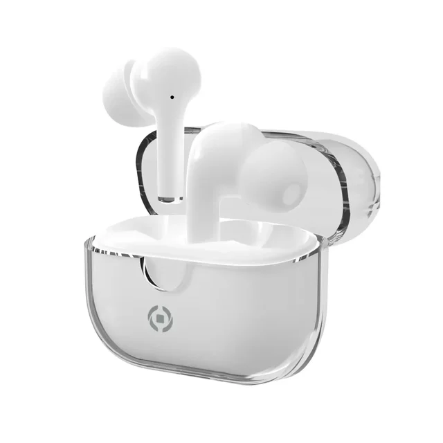 Celly True Wireless Earphones CLEARWH White