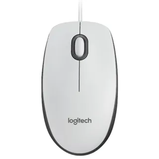 Logitech M100 Corded White