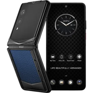 Vertu Quantum Flip Carbon Texture 1TB Deep Blue